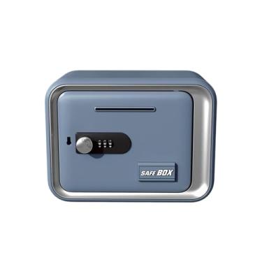 Imagem de AFXGUSD Cofrinho para Crianças, Caixa de Poupança Automática com Senha Pessoal, Adequado para Presentes Originais, Azul, Tamanho real