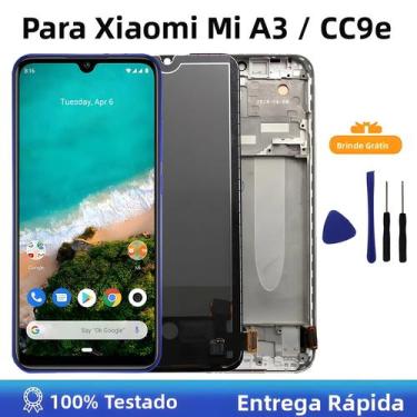 Imagem de Substituição De Tela LCD Touch Screen Xiaomi MI A3 CC9E Com Estrutura,