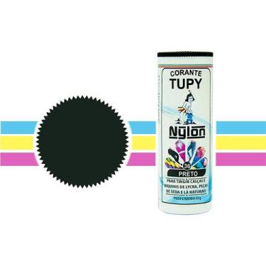 Imagem de Tinta de Roupa Corante NYLON Tupy Cores Trad Tingir Roupas Tecidos 45g