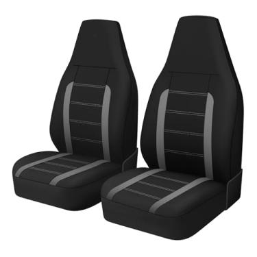 Imagem de AUTOYOUTH Capas de assento dianteiro de carro para automóveis, capa de assento de concha automotiva, ajuste universal, capa para cadeira de carro, peças automotivas, acessórios de assento de carro