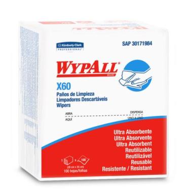 Imagem de 24 Pacotes De Panos Wiper Wypal X60 C/ 50un - Wypall
