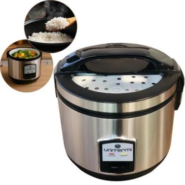 Imagem de Panela de arroz elétrica 6 xícaras Legumes Multifuncional com Cesto Co