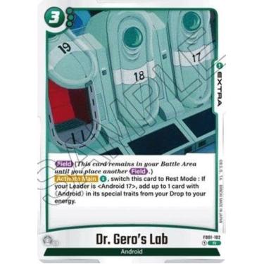 Imagem de Carta Dragon Ball TCG - Dr. Gero's Lab (Awakened Pulse) - Rara