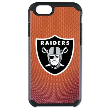 Imagem de NFL Oakland Raiders Classic Football Pebble Grain Feel No Wordmark iPhone 6, marrom