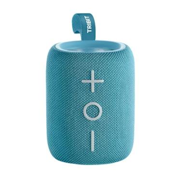 Imagem de Caixa de Som Bluetooth Tribit StormBox Mini BTS33 Azul, Alto-Falante Portátil, Som Surround 360°, Efeito de Luz LED, Até 12 Horas