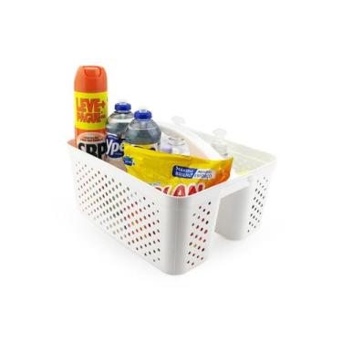 Imagem de Cesto Organizador Transporta Tudo C/ Alça De Plástico Nitron Para Prod