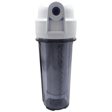 Imagem de Uso Universal Carcaça e Filtro de Água Completo 10 Rosca 1/2 - Carbon 