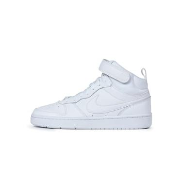 Imagem de Nike Big Kid's Court Borough Mid 2 White (CD7782 100) - 6