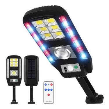 Imagem de Luminária Solar Parede 73 LEDs Arandela de Parede Área Externa 20W Sen