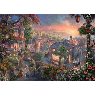 Imagem de Schmidt Quebra-cabeça Thomas Kinkade: Disney - A Dama e o (1000 peças)