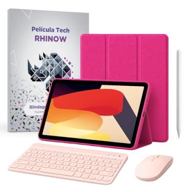 Imagem de Kit Capa Slim para Xiaomi Redmi Pad SE 11": Película de vidro + Caneta Precision + Teclado e Mouse (Rhinow)