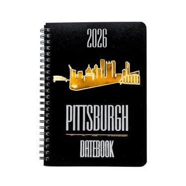 Imagem de Agenda de datas e planejador urbano de Pittsburgh, Pensilvânia 2026 – Guia de recursos com visualizações diárias, semanais e mensais – Calendário de referência de 3 anos, guia de caderno de viagem