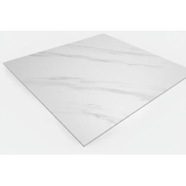 Imagem de Kit 10 Placas 60x60 Adesivas Mármore Branco - Minymix