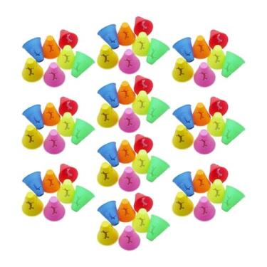 Imagem de menolana 70x Mini Cones Esportivos, Copos de Marcação Skate Roadblock Cones de Slalom à Prova de Vento Copos de Pilha para Jogos Internos e Externos Exercícios