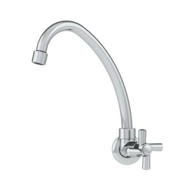 Imagem de Torneira Parede Bica Móvel 1/4 Volta 1167 C31 - Real Metais