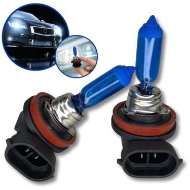 Imagem de Lâmpada Super Branca H8 35w - Efeito Xenon 8500k (Par) - Tech One / Sh