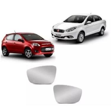 Imagem de Par Lente Espelho Retrovisor Vidro Palio G5 Gran Siena