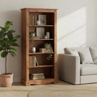 Imagem de Estante Multiuso Em Madeira Maciça - stox, Carvalho