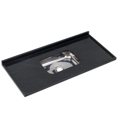 Imagem de Pia Standart 1,20m Preto Gravite - P12001pg - La