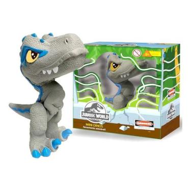 Imagem de Baby Dinos Jurassic World Olho Brilha Escuro Vinil Universal Pupee, Ve