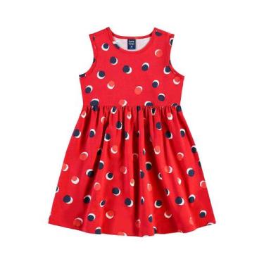 Imagem de Vestido de Bolinhas Infantil Bee Loop, Vermelho, 12