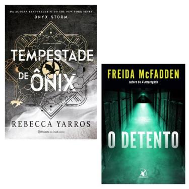 Imagem de Kit 2 Livros Físico, Tempestade de Ônix + O detento, Rebecca Yarros, F