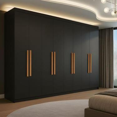 Imagem de Guarda-roupa 8 Portas 4 Gavetas Paris - Maxel