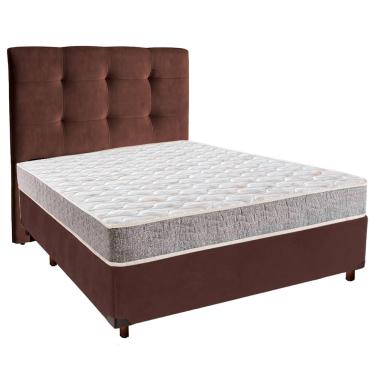 Imagem de Cama + Box Blindado e Colchão D33 Casal - D33 Inducol + Cabeceira