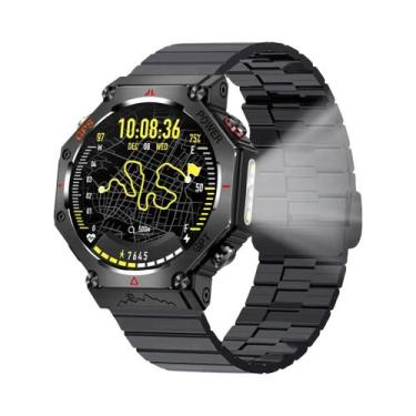 Imagem de Relógio Inteligente Militar Masculino Com GPS, Bússola, Lanterna, À Pr