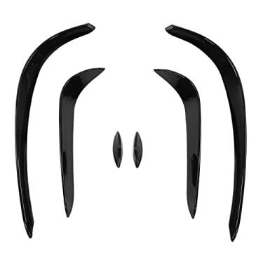 Imagem de Generic Capa de Luz de Nevoeiro para Pára-choques, Kit de Spoiler de Para-choque Dianteiro único Resistente Ao Desgaste Preto Brilhante Aerodinâmico para Automóveis