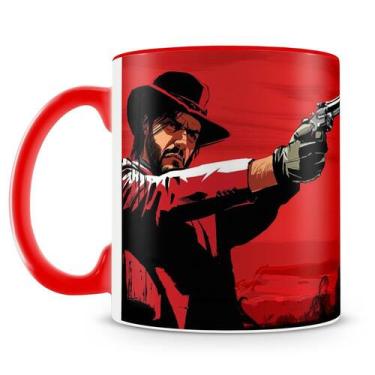 Imagem de Caneca Red Dead Redemption - 325ml - Cerâmica de Alta Qualidade - Amo 