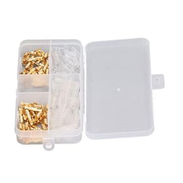 Imagem de Generic Conector Terminal de Crimpagem, Trabalho Elétrico Seguro de Alta Frequência, Boa Condutividade Elétrica, Conectores Masculinos e Femininos para Motocicleta para Barco de Bicicleta