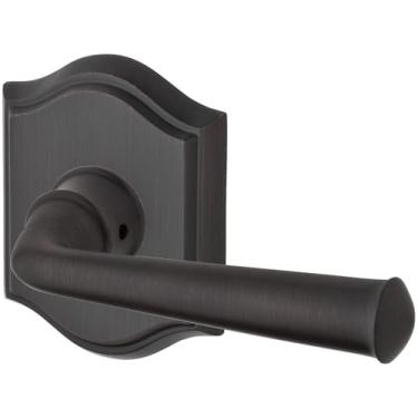 Imagem de Entry Federal Lever with Traditional Arch Rose in Venetian Bronze Finish