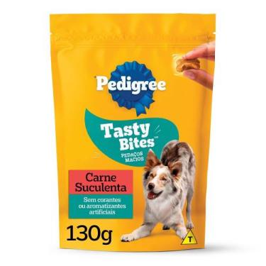 Imagem de Petisco para Cães Adultos Pedigree Tasty Bites Sabor Carne Suculenta 1