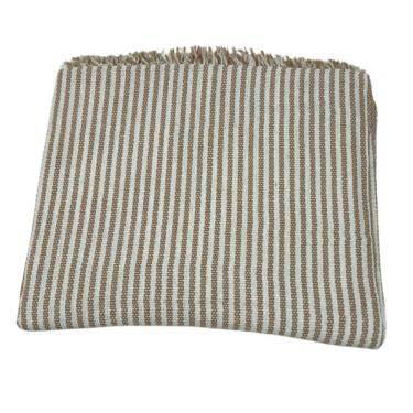 Imagem de Manta Grande Para Sofá Cama King 2 E 3 Lugares 3,00m X 1,80m Cobertor Protetor Gigante 100% Algodão Listrada