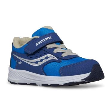 Imagem de Saucony Tênis infantil unissex Ride Jr, Azul/prata, 6 Little Kid