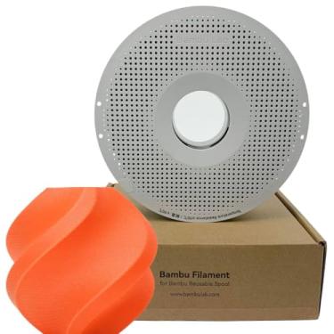 Imagem de Filamento Impressora 3d PA6-GF Bambu Lab 1kg 1,75mm Carretel Cor Orange Laranja 72200