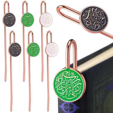 Imagem de Marcador islâmico do Alcorão Yaocom, pacote com 6, caligrafia árabe