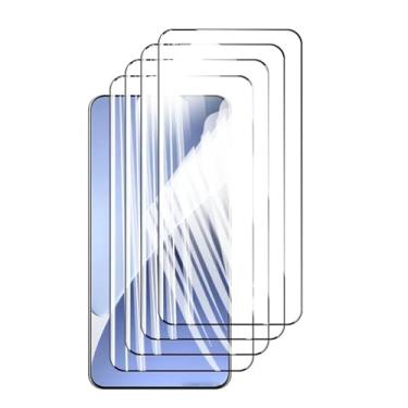 Imagem de Protetor de tela 4 peças para Xiaomi 15 Pro, vidro temperado de 6,73" cristal 9H alumínio de alta qualidade antirriscos capa amigável impressão digital (preto)