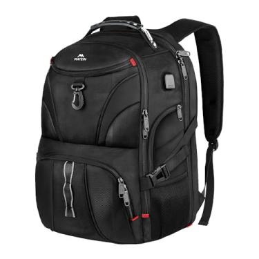 Imagem de Mochila Escolar e Universitária 17 Polegadas Preta – Espaçosa, Resistente e Ideal para Notebook e Viagens. Design Moderno e Confortável para o Dia a Dia