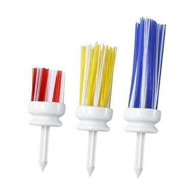 Imagem de rockible Escova Tipo Tees de Golfe Tipo de Pincel Tees de Golfe Mais Distância Consistente Palete Bases de Golfe Homens Mulheres Acessórios de Golfe Escova de