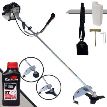 Imagem de Roçadeira Profissional Tbc43h Toyama 43cc + Óleo Toyama 2t
