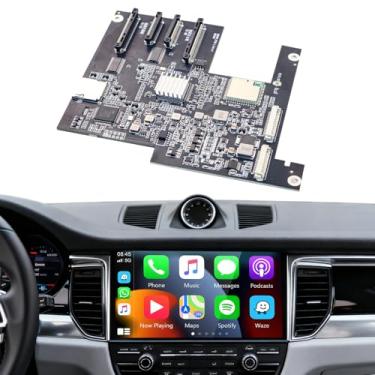 Imagem de HMYC Módulo automotivo PCM 3.1 sem fio e Android para Porsche Panamera Cayenne Macan Cayman Boxster 911 718, suporte para câmera reversa, sensor de estacionamento, espelho e controle de volante