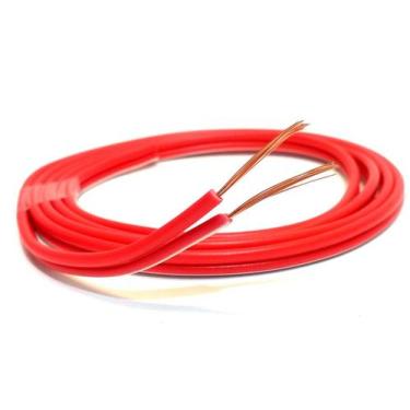 Imagem de 10 Metros Fio Paralelo 2x1,00mm Vermelho Emborrachado Som Automotivo A