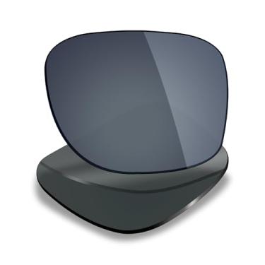 Imagem de Mryok Lentes de reposição polarizadas para óculos de sol Arnette Drop Out AN4176, HD Polarized, proteção UV, resistente a impactos e ajuste perfeito - Preto cromado