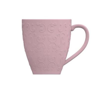 Imagem de Caneca em porcelana, modelo Tassel, tamanho G, Capacidade 320 ml, Germer, Rosa