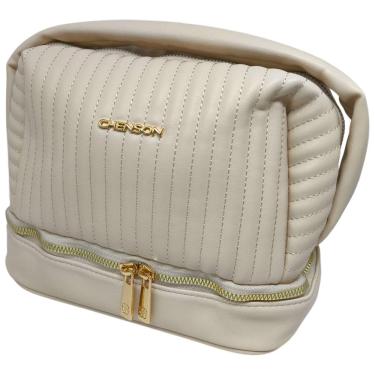 Imagem de Necessaire Feminino Moderna Compartimento Inferior Chenson