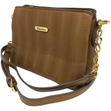 Imagem de Bolsa Feminino Alça Ajustável Detalhes Correntes Chenson