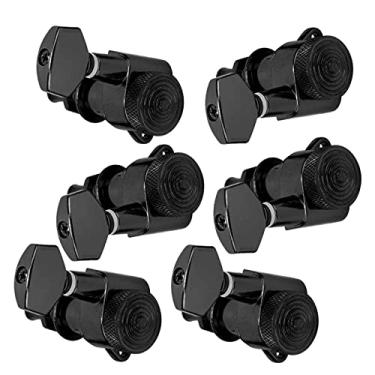 Imagem de Acouto Afinadores de Travamento de Guitarra 6 - Afinadores de Travamento de Guitarra Bloqueio de Chave de Afinação Selada Pegs Cabeças de Máquina Acessório Musical XFNHBK - Pegs de Chave de Afinação
