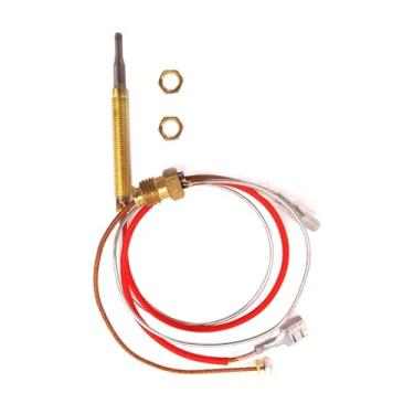 Imagem de Sensor termopar de substituição para aquecedor pátio externo, 2 peças, componentes fio controle chama para gás propano